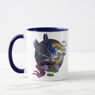 God morgon Glory BlueJay Mugg