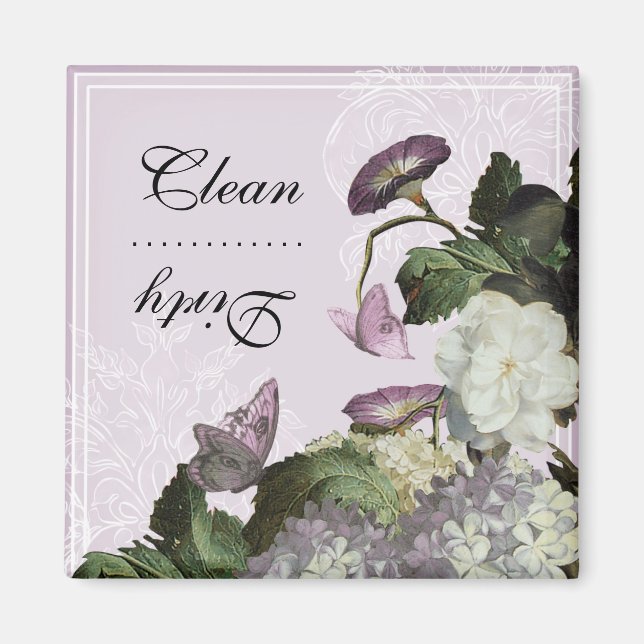 God morgon Glory Clean Dirty Dishwasher Magnet (Framsidan)