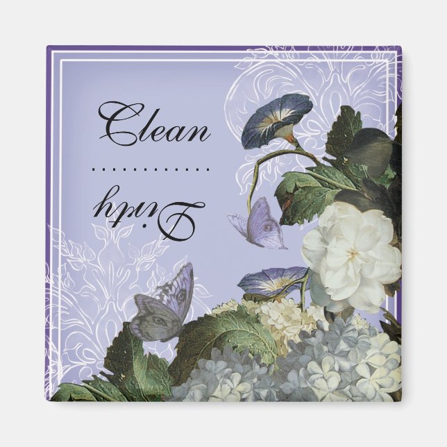 God morgon Glory Clean Dirty Dishwasher Magnet (Framsidan)
