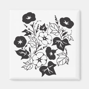 God morgon, Glory Illustration BW I Magnet