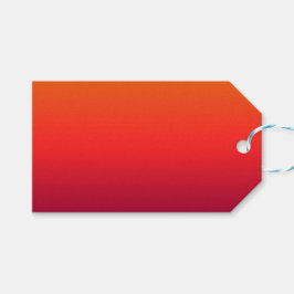 God morgon Glory Ombre-övertoning Presentetikett