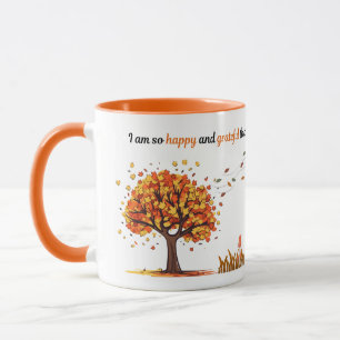 God morgon Gratitude Mugg:Jag är så lycklig att mi Mugg
