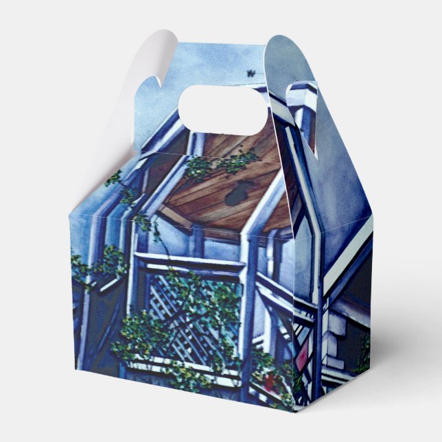 God morgon, Harbor Island, Bahamas Presentaskar (Baksidan Sidan)