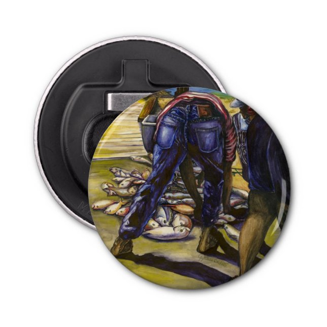 God morgon, Harbor Island Flasköppnare (Framsidan)