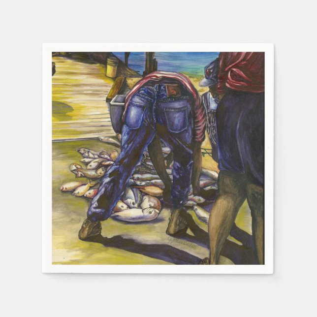 God morgon, Harbor Island Pappersservett (Framsidan)