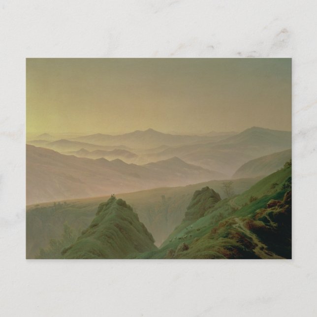 God morgon i bergen vykort (Framsida)