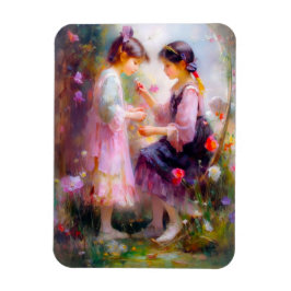 God morgon i en Garden Magnet