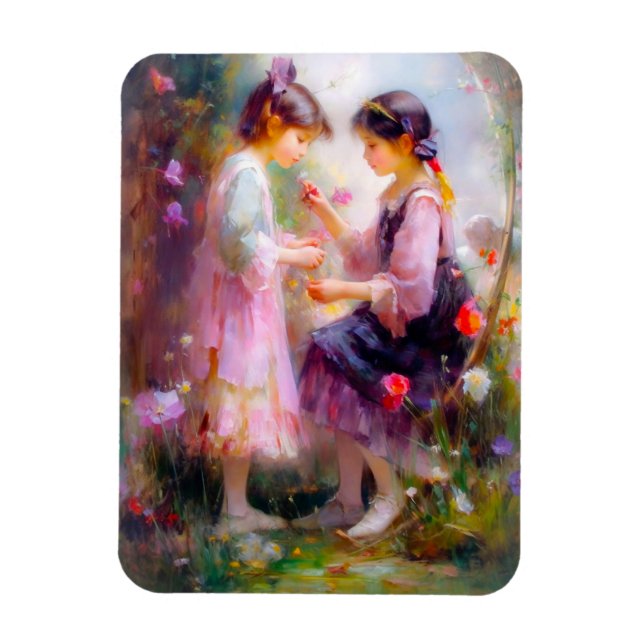 God morgon i en Garden Magnet (Vertikal)