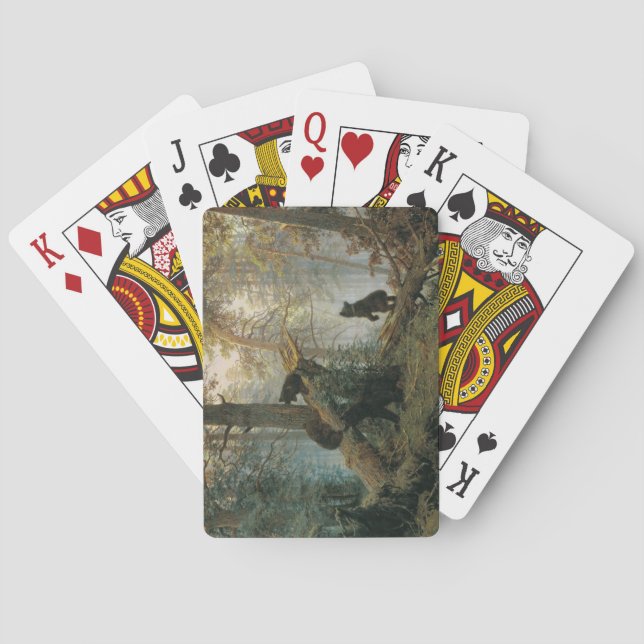 God morgon i en Gräs-skog (Bears i Skogen) Casinokort (Baksidan)