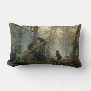 God morgon i en Gräs-skog (Bears i Skogen) Lumbarkudde