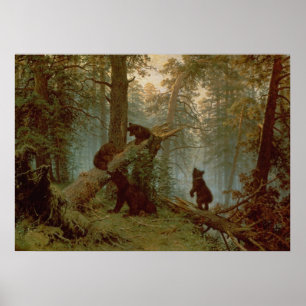 God morgon i Gräs, 1889 Poster