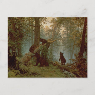 God morgon i Gräs, 1889 Vykort