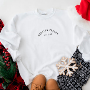 God morgon, julafton Sweatshirt T Shirt