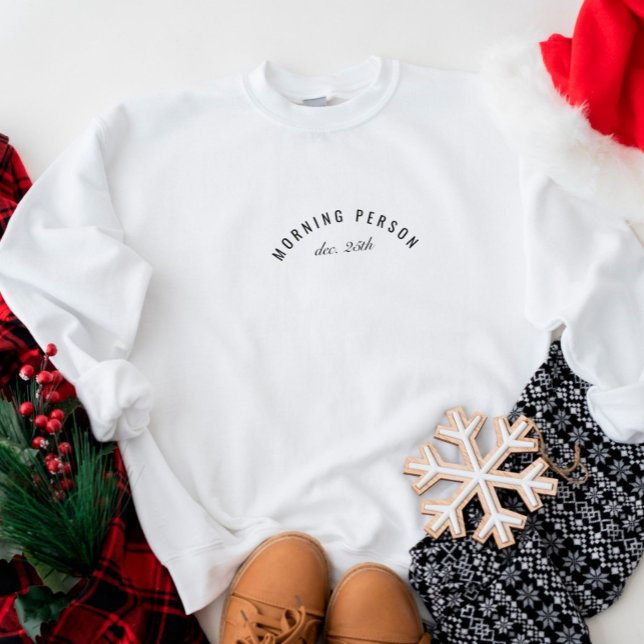 God morgon, julafton Sweatshirt T Shirt (Skapare uppladdad)