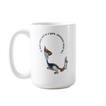 God morgon Kaffe Mugg med Friendly Medieval Monste