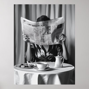 God morgon: Kaffe, nyheter och service Poster
