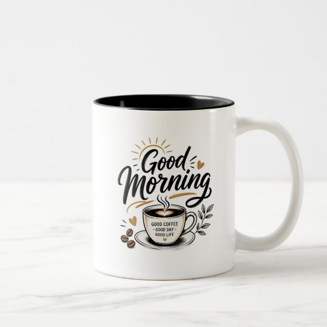 God morgon kaffemugg design | Gott kaffe Gott  (Höger)