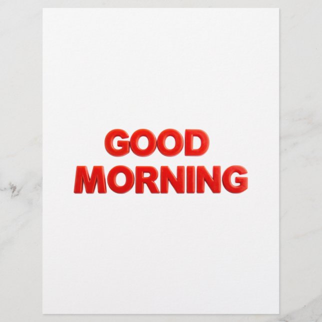 God Morgon Känsla Brevhuvud (Framsida)