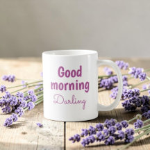 God Morgon Kära Personlig Romantisk Kaffe 