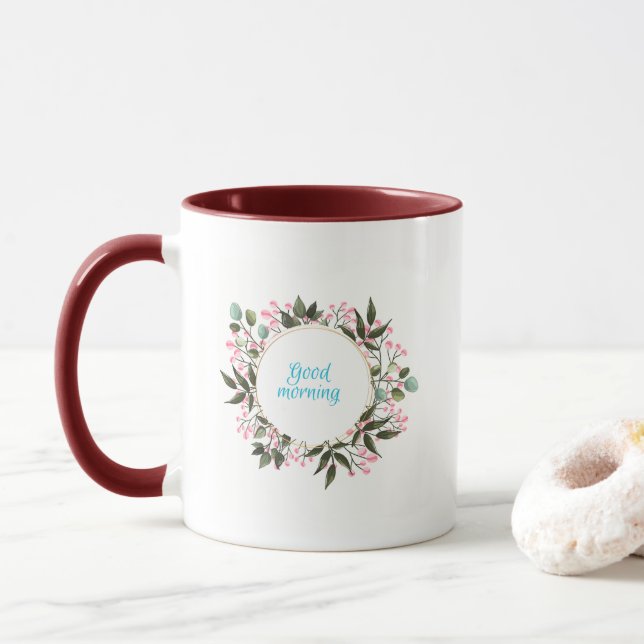 god morgon keramisk mugg för te &kaffe (Med munk)