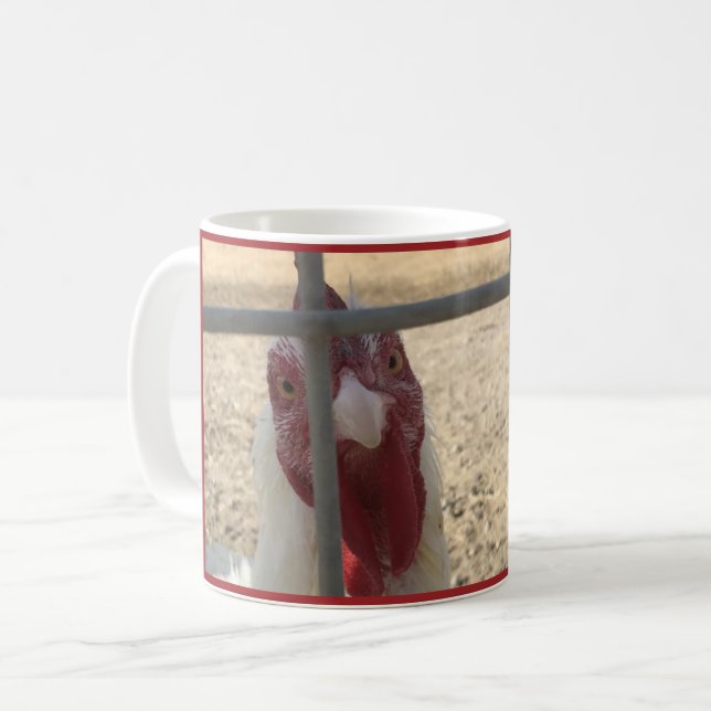 God Morgon Kyckling Kaffe Mugg (Framsida vänster)