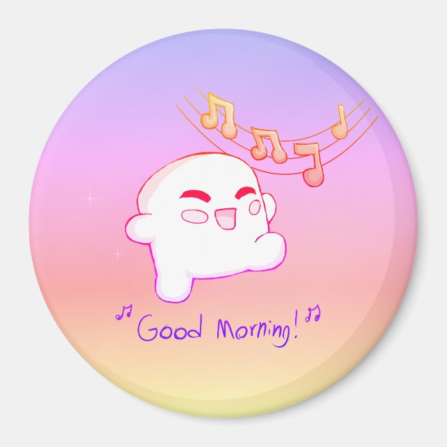 God morgon! magnet (Framsidan)