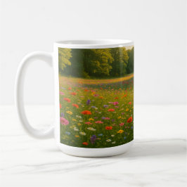 God morgon Meadow: Symphony av Wildblommor Kaffemugg