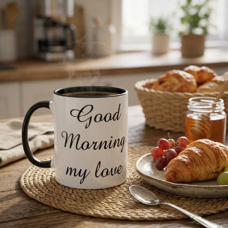 God Morgon Min Älskade Kaffe Kopp – Romantiskt Pre