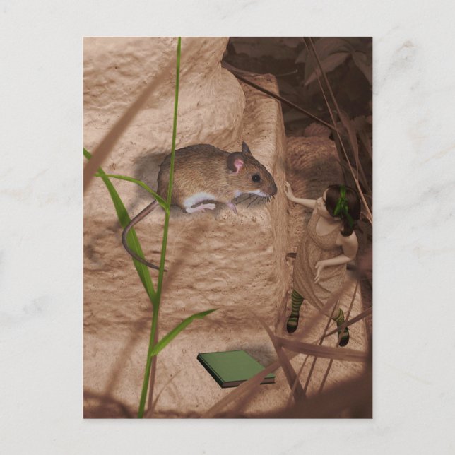 God morgon, miss Mouse... Vykort (Framsida)