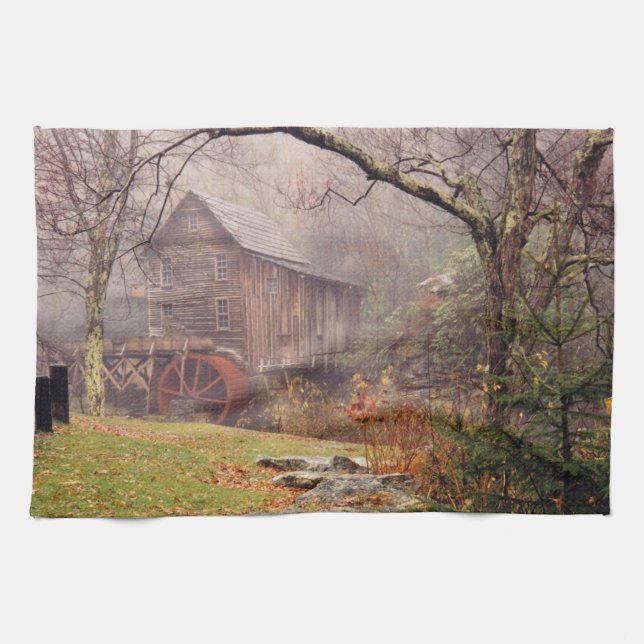 God morgon Mist Kökshandduk (Horisontell)