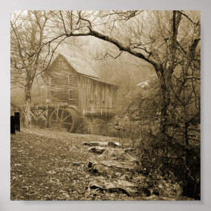 God morgon Mist Poster