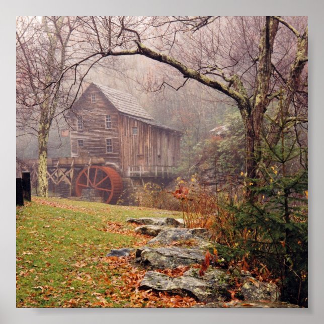 God morgon Mist Poster (Framsidan)