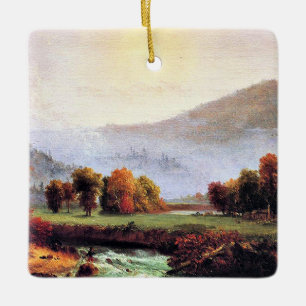 God morgon Mist Stigning i New Hampshire Julgransprydnad Keramik