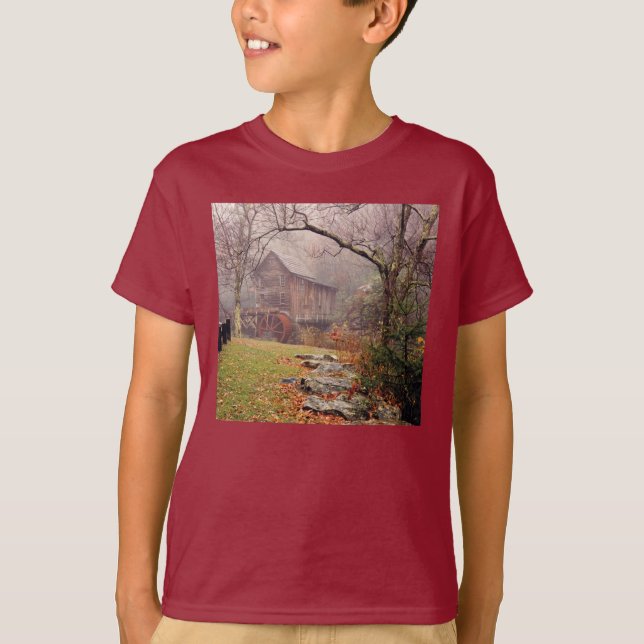 God morgon Mist T Shirt (Framsida)