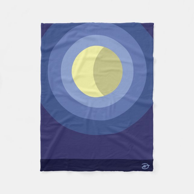God morgon, natt (natt) - Blanket Fleecefilt (Framsidan)