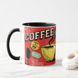 God morgon på kaffe Verkligen klassisk stil art Fa Mugg