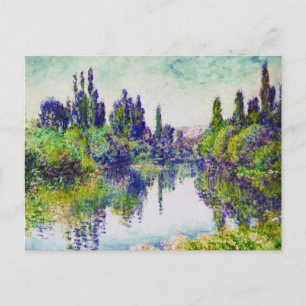 God morgon på Seine, nära Vetheuil Claude Monet Vykort