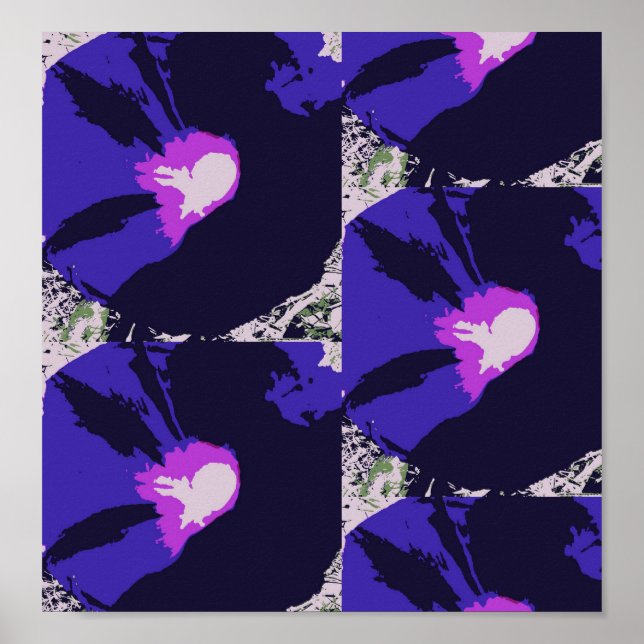 God morgon, Poster blomma (Framsidan)