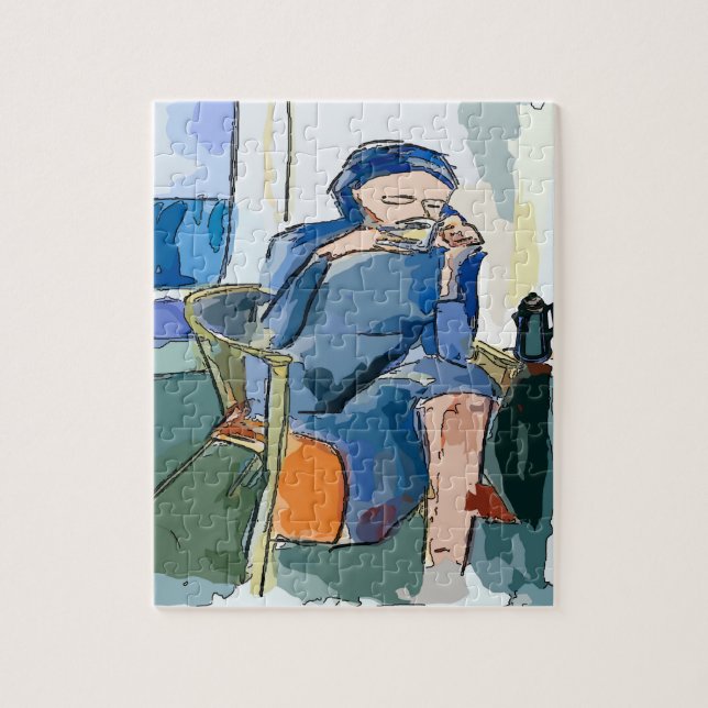 God morgon. pussel (Vertikal)