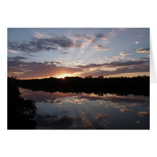 God morgon Rays Hälsningskort