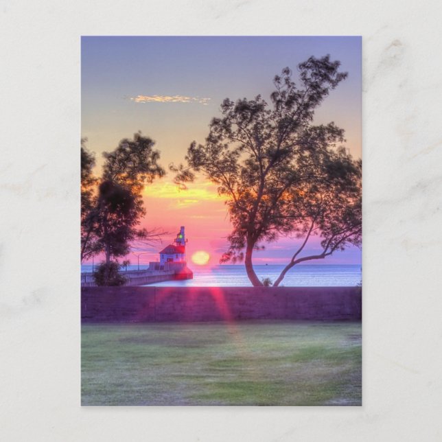 God morgon Rays Vykort (Framsida)