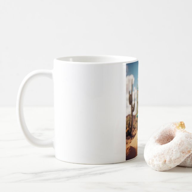 "God morgon Roar: Dino Mugg" Kaffemugg (Med munk)