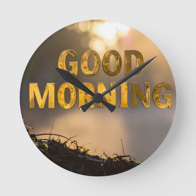 God morgon rund klocka (Framsida)