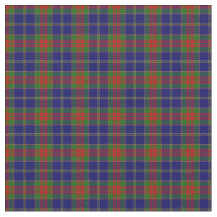 God morgon Scottish Tartan Mönster Tyg