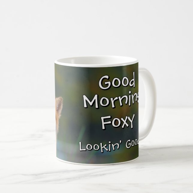 God Morgon - Ser Bra Ut! Anpassad Kaffemugg (Framsida höger)