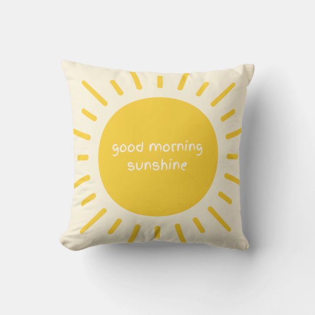 god morgon solsken barnkammardyna kudde (Framsida)