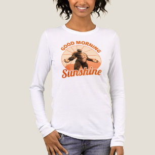 God Morgon Solsken Bigfoot Humor T Shirt
