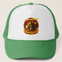 God Morgon Solsken Bigfoot Kaffe Humor Konst