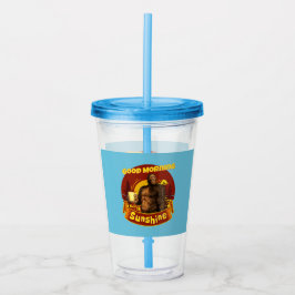 God Morgon Solsken Bigfoot Kaffe Humor Konst Take Away Mugg