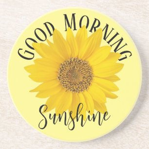 God Morgon Solsken Gul Solros Underlägg